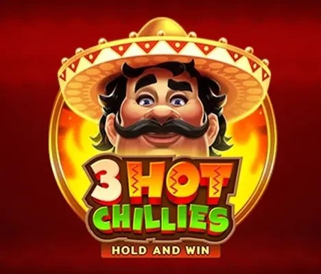3 Hot Chillies online game logo by 3 Oaks Gaming on dazardbetcasino.de